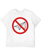 Black No Telegram Graphic T-Shirt