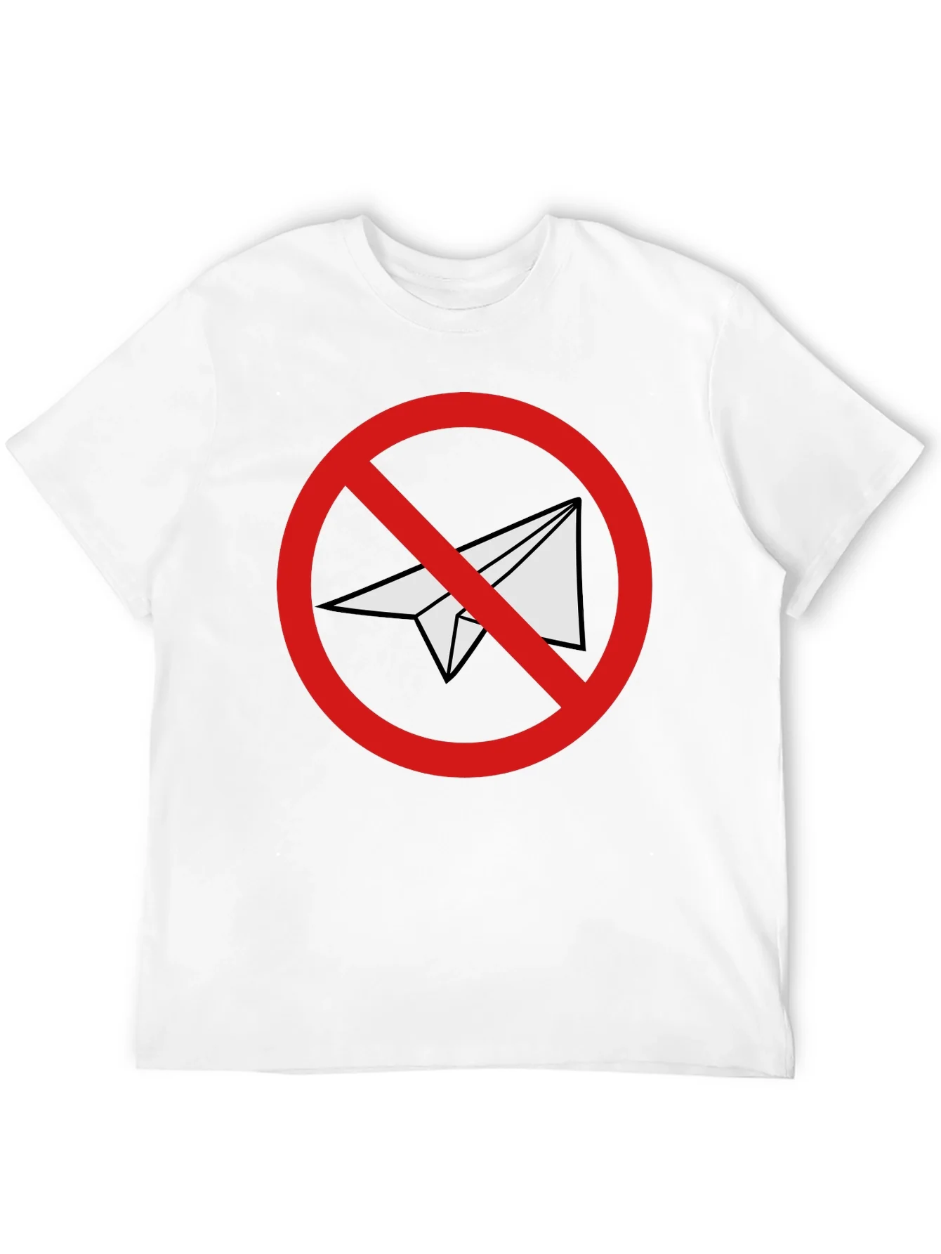 Black No Telegram Graphic T-Shirt