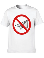 Black No Telegram Graphic T-Shirt