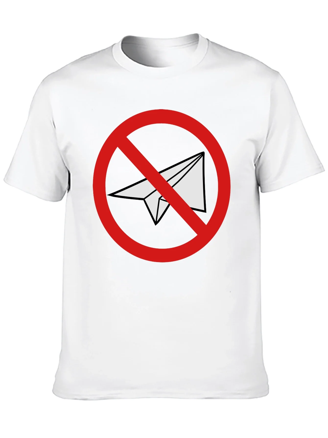 Black No Telegram Graphic T-Shirt