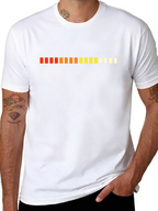 Cool Equalizer Graphic Black T-Shirt