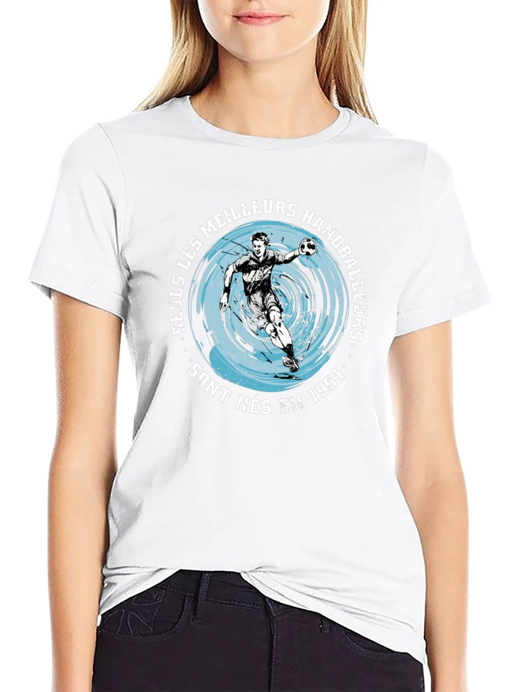 Handball Player Graphic T-Shirt - Born in 1964