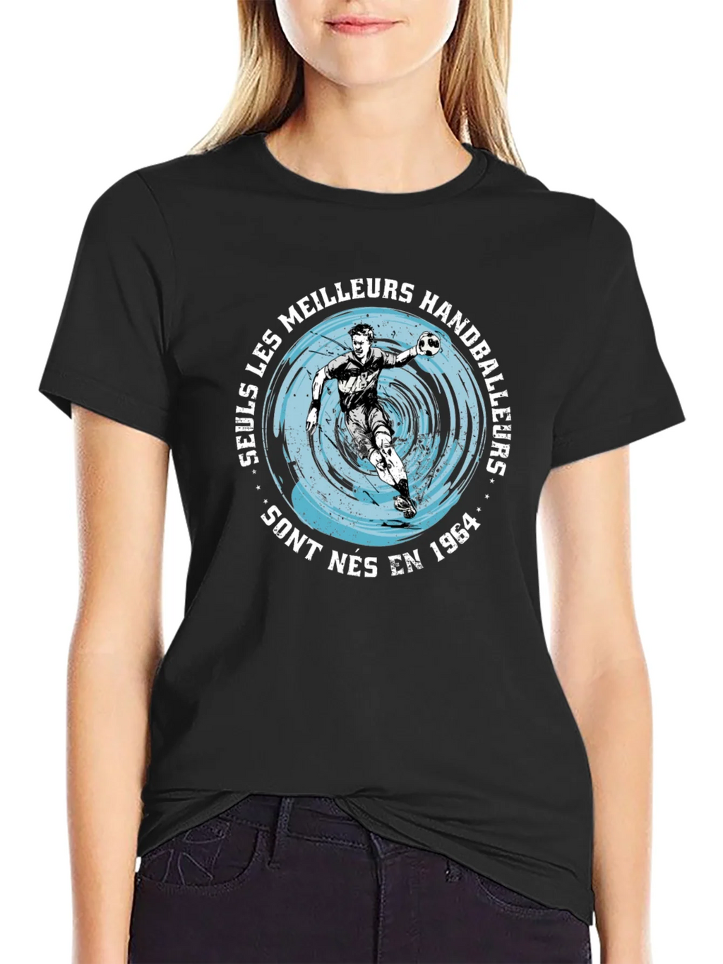 Handball Player Graphic T-Shirt - Born in 1964