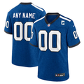 Custom1 Indianapolis Colts Blue Alternate Game Jersey1