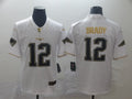 Men's New England Patriots Tom Brady #12 White Game Player Jersey1