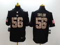 Men's New York Giants Lawrence Taylor #56 Black Game Player Jersey1