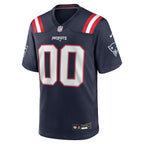 New England Patriots TreVeyon Henderson Nike Navy 2025 NFL Draft Game Jersey
