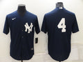 Men's New York Yankees Lou Gehrig #4 Navy Replica Player Name Jersey1