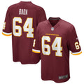 David Bada Washington Football Team Nike Game   Jersey - Burgundy