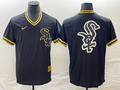 Men's Chicago White Sox Black Cooperstown Collection Team Jersey1