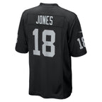 Jack Jones Las Vegas Raiders Nike Team Game Jersey -  Black