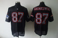 Men's New England Patriots Rob Gronkowski #87 Black Player Jersey1