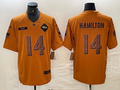 Men's Baltimore Ravens Kyle Hamilton #14 Brown 2023 Salute To Service Limited Jersey1