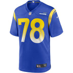 Jackie Slater Los Angeles Rams Nike Game Retired   Jersey - Royal