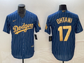 Men's Los Angeles Dodgers Shohei Ohtani #17 Royal Replica Team Jersey1