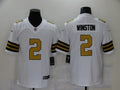 Men's New Orleans Saints Jameis Winston #2 White Alternate Game Jersey1