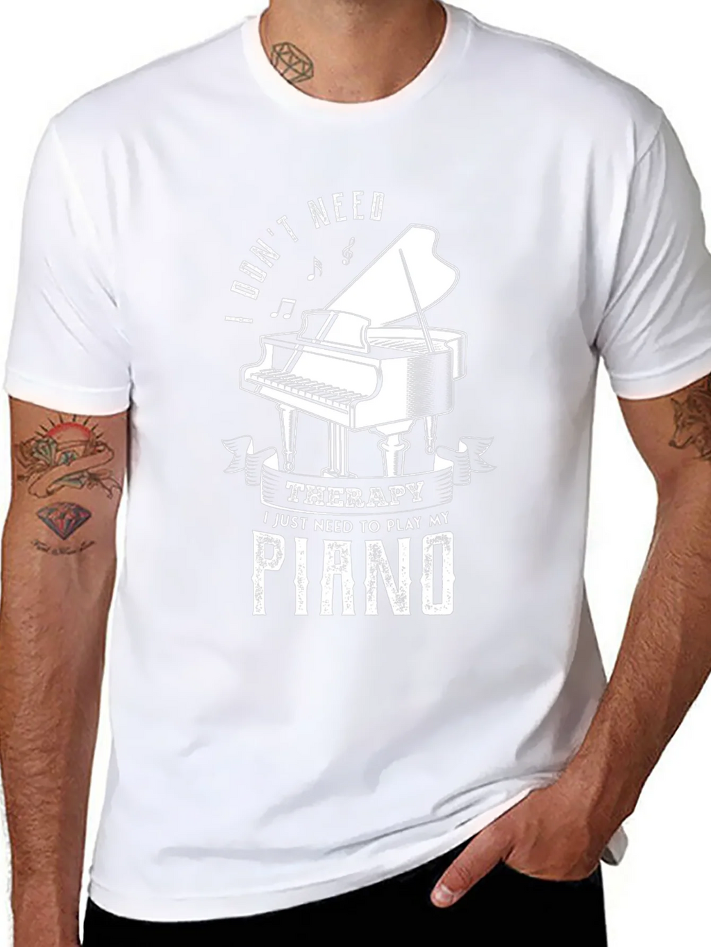 I Dont Need Therapy Piano T-Shirt