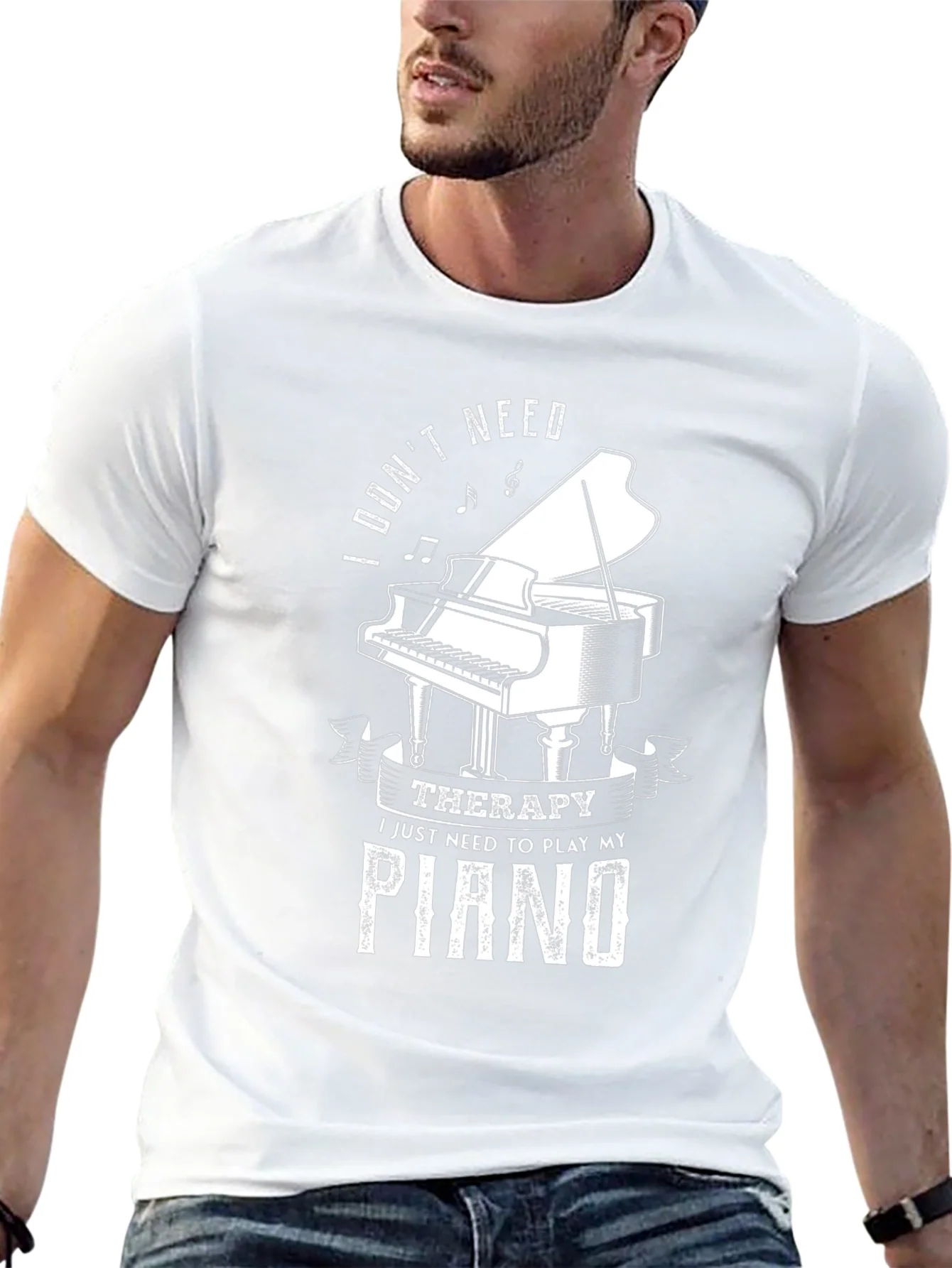 I Dont Need Therapy Piano T-Shirt