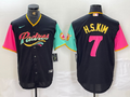 Men's San Diego Padres Ha-Seong Kim #7 Black City Connect Replica Player Jersey1