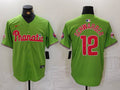 Men's Philadelphia Phillies Kyle Schwarber #12 Green Limited Player Jersey1