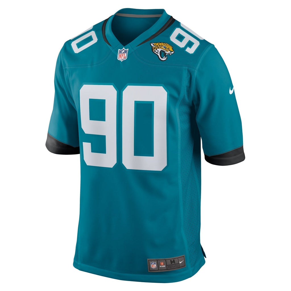 Angelo Blackson Jacksonville Jaguars Nike Team Game Jersey -  Teal