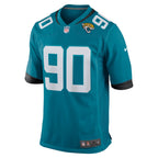 Angelo Blackson Jacksonville Jaguars Nike Team Game Jersey -  Teal