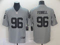Men's Las Vegas Raiders Clelin Ferrell #96 Gray Inverted Legend Jersey1