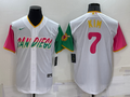 Men's San Diego Padres Ha-Seong Kim #7 White Stitched Jersey1