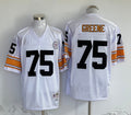 Men's Pittsburgh Steelers Joe Greene  White Legacy Replica Jersey1