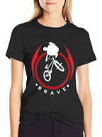 Brave BMX Rider Graphic Tee