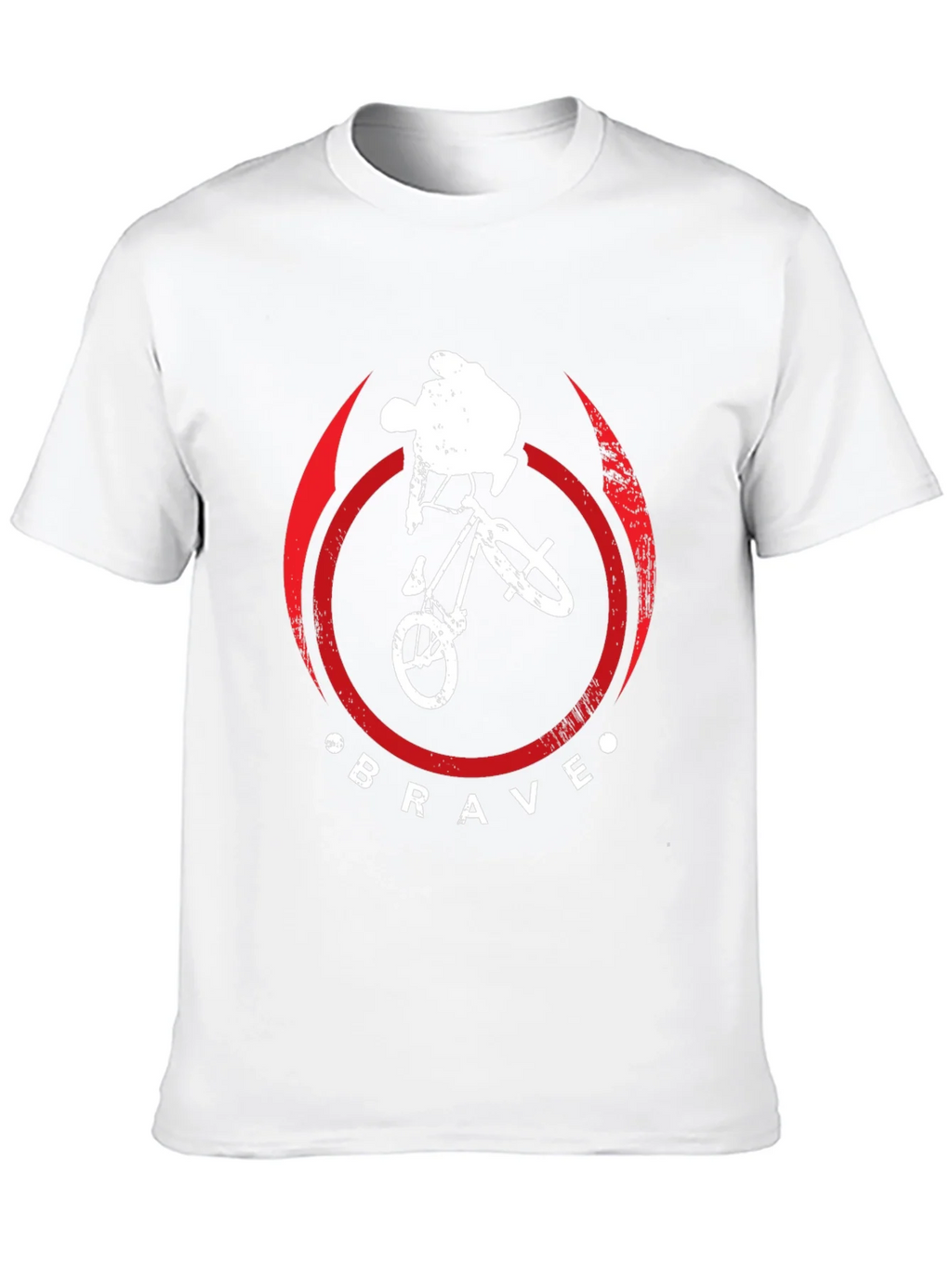 Brave BMX Rider Graphic Tee