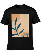 Botanical Graphic Tee - Artistic Mens T-Shirt