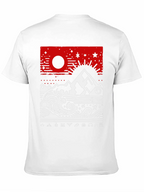 Abstract Mountain & Sea Graphic Tee