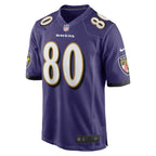 Isaiah Likely Baltimore Ravens Nike   Game Jersey - Purple