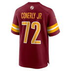 Men's Washington Commanders Josh Conerly Jr. Nike Burgundy 2025 NFL Draft First Round Pick Game Jersey