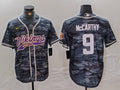Men's Minnesota Vikings J.J. McCarthy #9 Grey Camouflage Game Jersey1