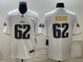 Men's Philadelphia Eagles Jason Kelce #62 White Player Jersey1