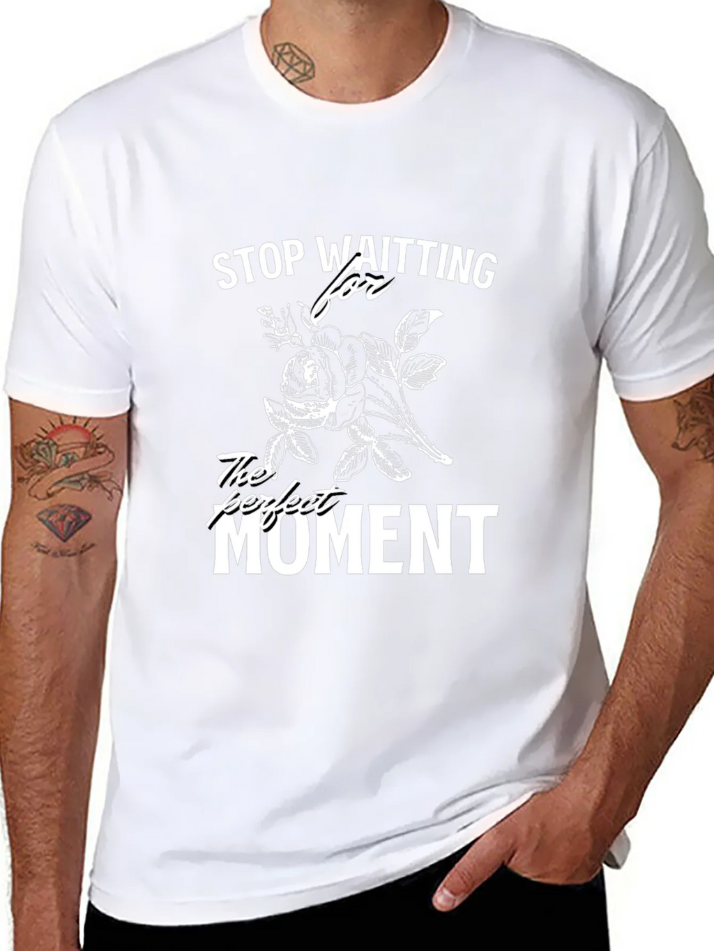Stop Waiting T-Shirt - Perfect Moment