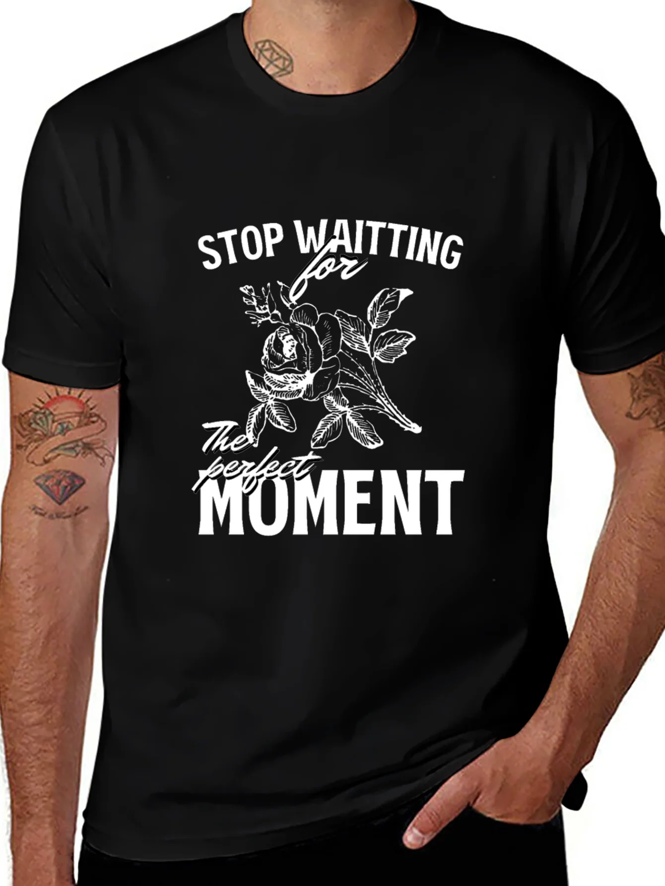 Stop Waiting T-Shirt - Perfect Moment
