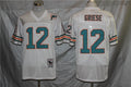 Men's Miami Dolphins Bob Griese  White Legacy Replica Jersey1