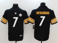 Men's Pittsburgh Steelers Ben Roethlisberger #7 Black Game Jersey1