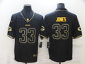 Men's Green Bay Packers Aaron Jones #33 Black Player Game Jersey1