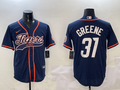 Men's Detroit Tigers Riley Greene #31 Navy Player Jersey1