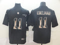 Men's New England Patriots Julian Edelman #11 Black Player Game Jersey1