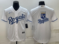 Men's Kansas City Royals White Replica Player Jersey1