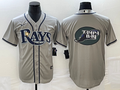 Men's Tampa Bay Rays Gray Replica Team Jersey1