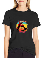 Skateboarding Santa T-Shirt