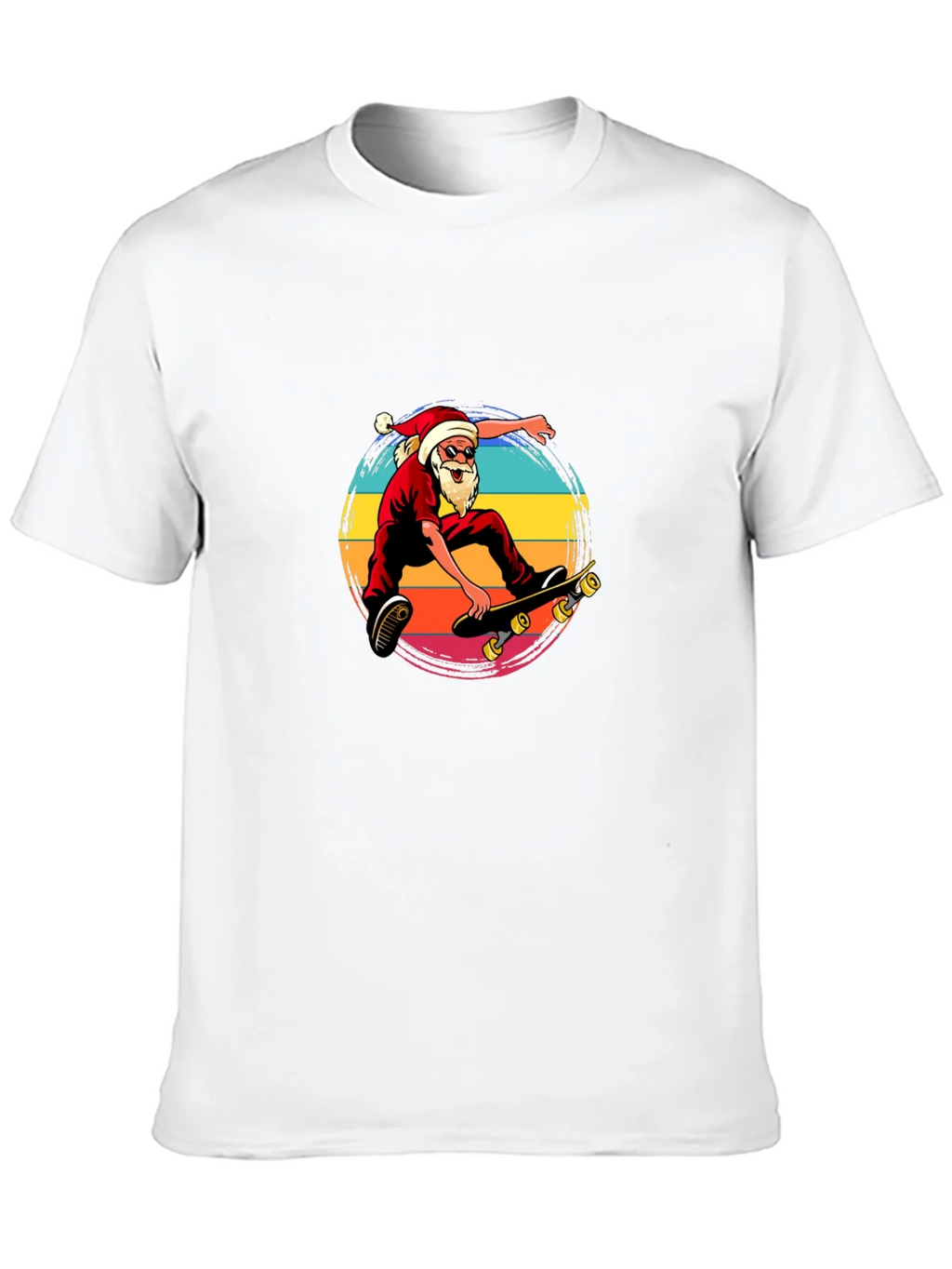Skateboarding Santa T-Shirt