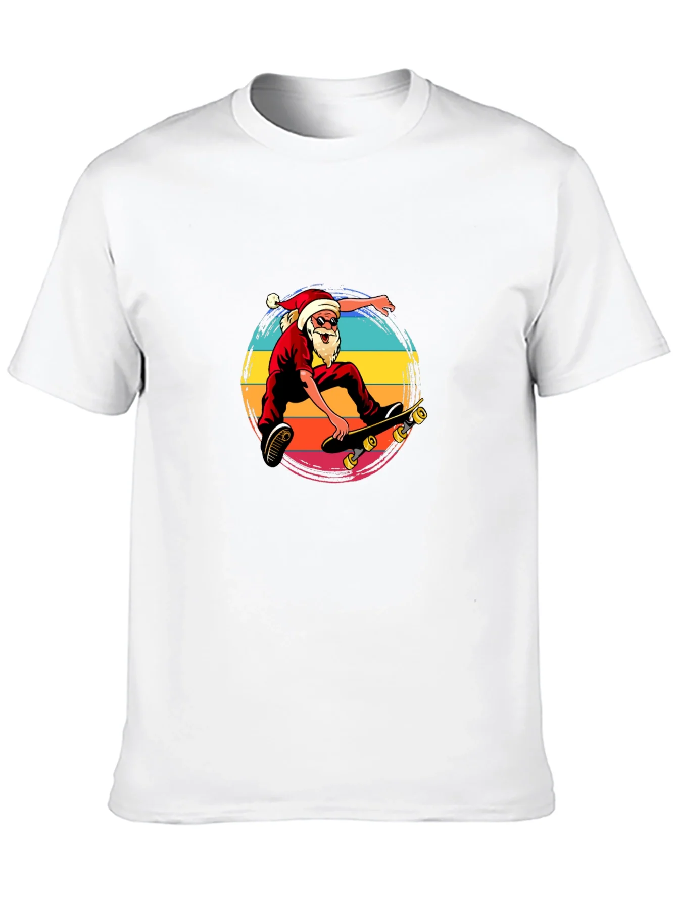 Skateboarding Santa T-Shirt