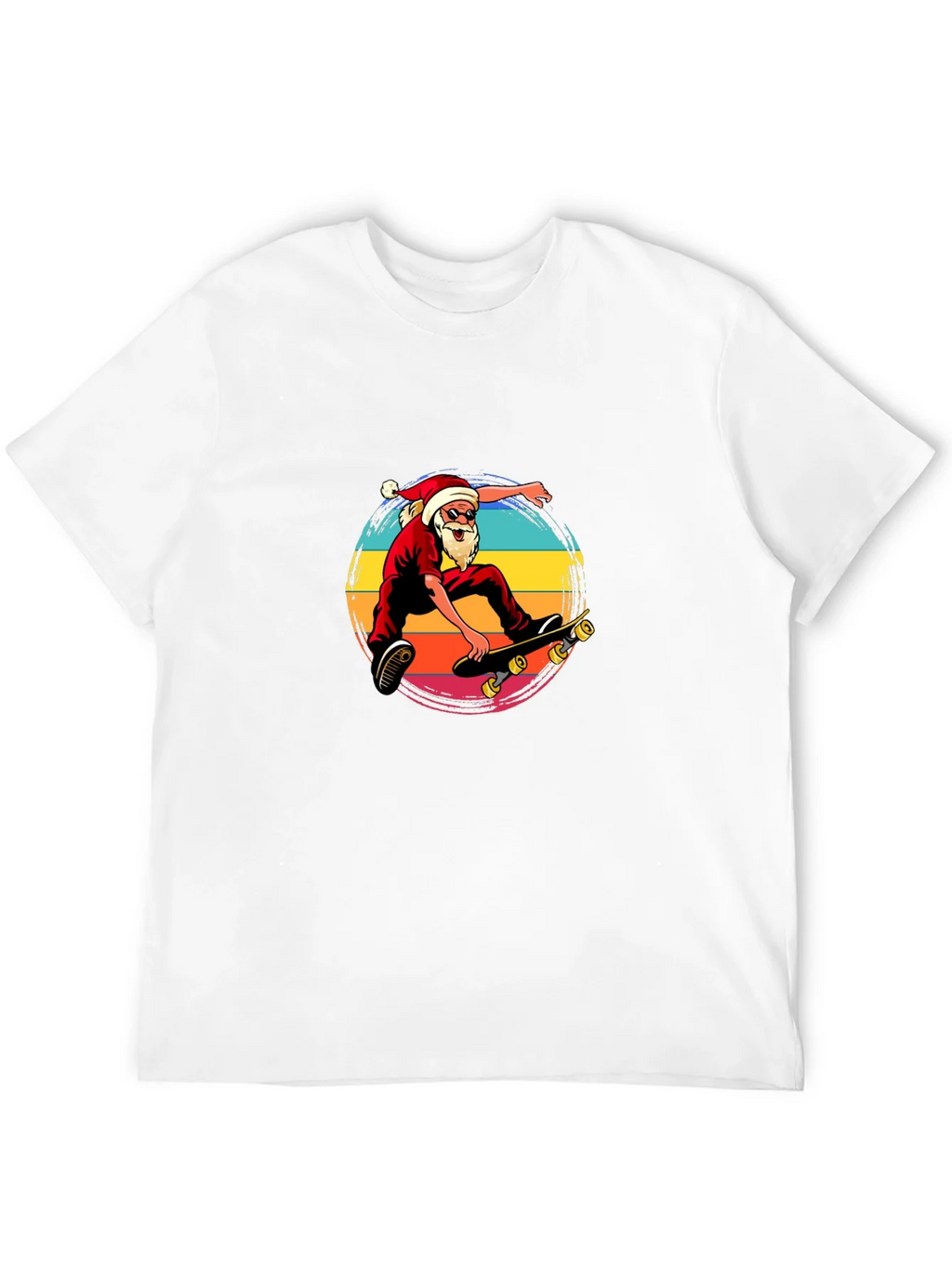 Skateboarding Santa T-Shirt